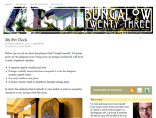 Tablet Screenshot of bungalow23.com